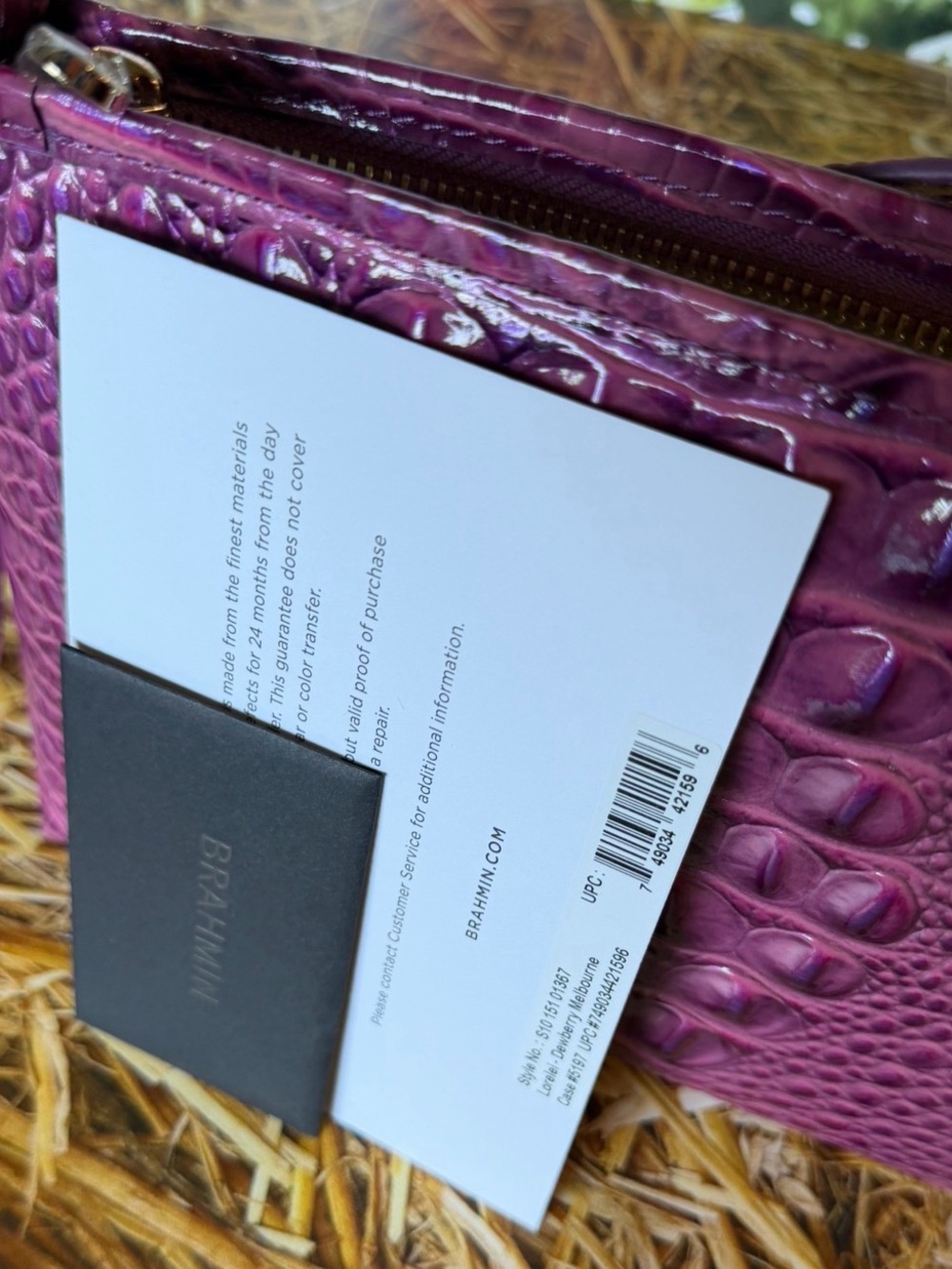 Brahmin Dewberry Lorelei NWT purple beauty Price firm - Picture 3 of 10